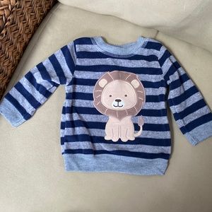 Hoodie vest dress & Lion sweat shirt 6 months